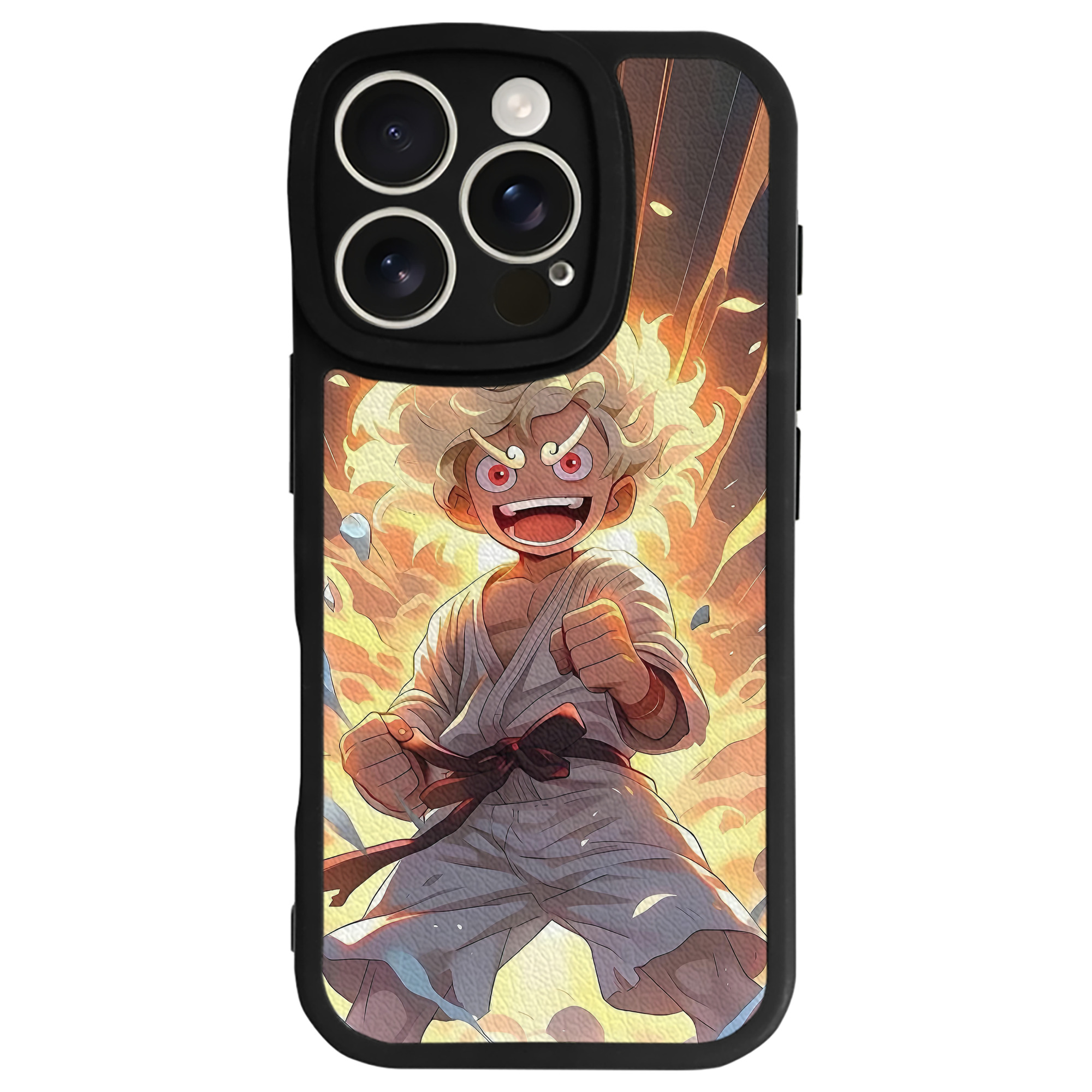 （画像用） ワンピース ONE PIECE 【iPhone 16シリーズ対応】シリコンスマホケース（レザー調） 材質：シリコン